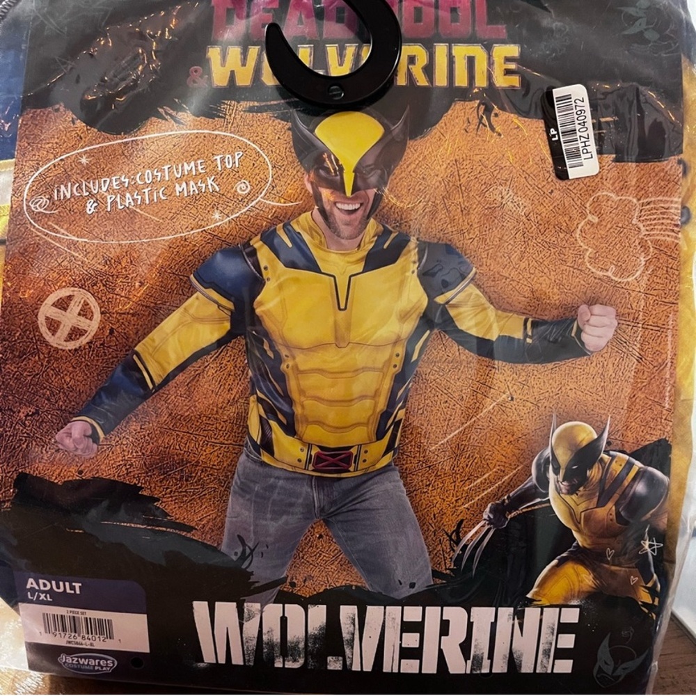 Wolverine Adult Costume Size L/XL